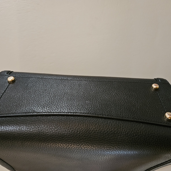 Coach Zoe Black Leather Handbag - Picture 4 of 5